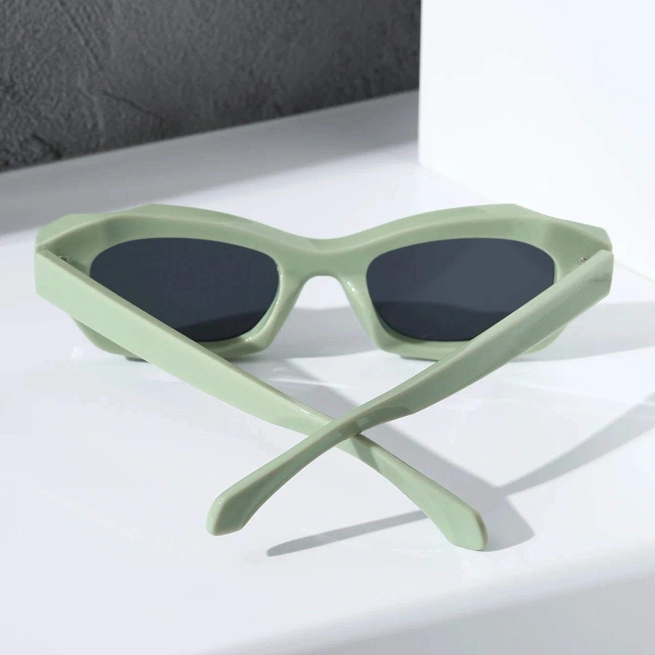 Celeste Geometric Frame Sunglasses